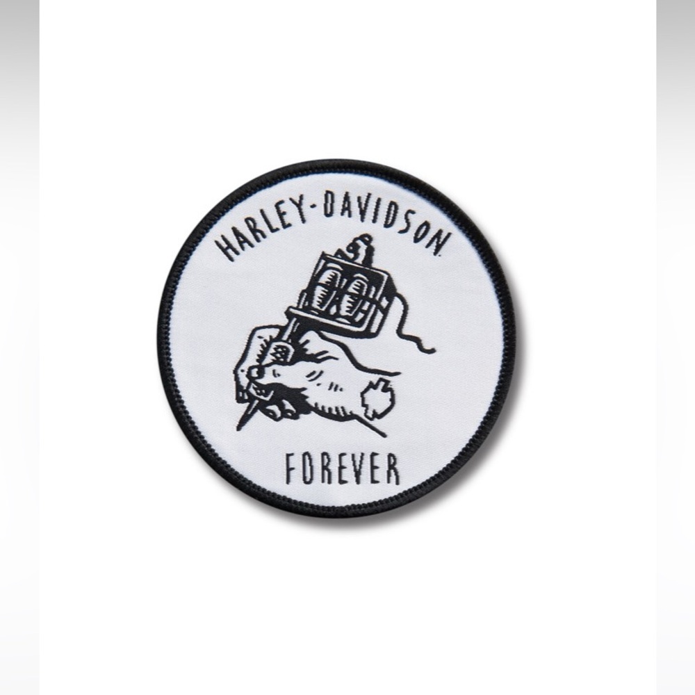 Harley Davidson Forever Tattoo Shirt, Jacket, Hat Patch - NEW